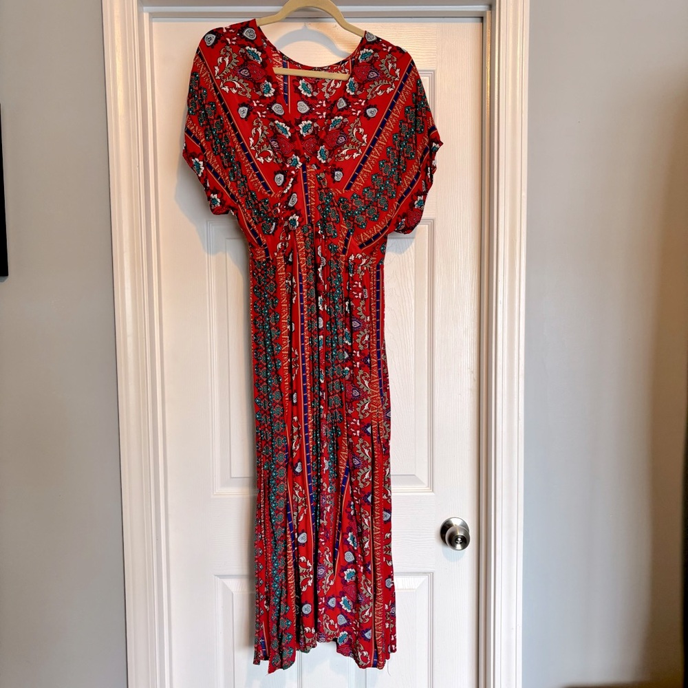 SHEIN Patterned Maxi Dress - Size M